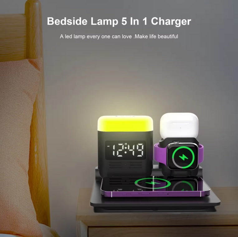 Multifunctional LED Light  Charging Station 5 In 1 by ILuvium